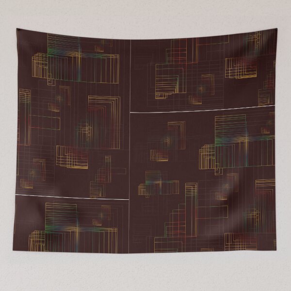 Item preview, Geomatric Line Pattern designed and sold by quarantineshop.