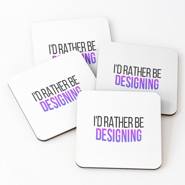 Item preview, I'd Rather Be Designing - Graphic Designer Retro designed and sold by Vitrina ⭐⭐⭐⭐⭐.