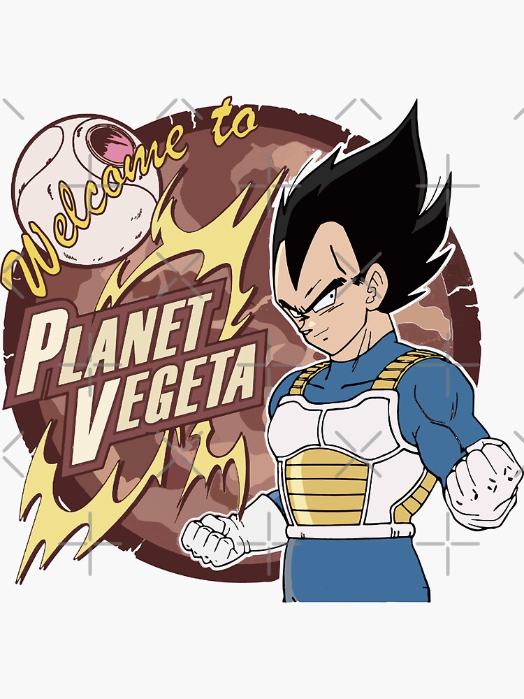 Planet Vegeta Stickers for Sale