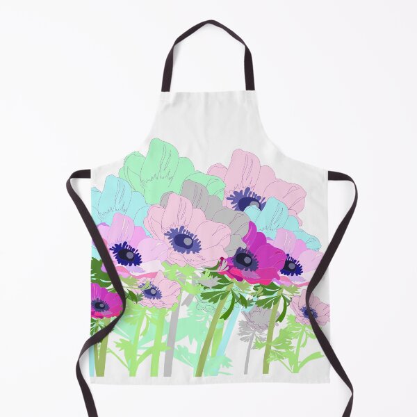 Item preview, Anemones candy color design of spring flowers designed and sold by orangerinka.