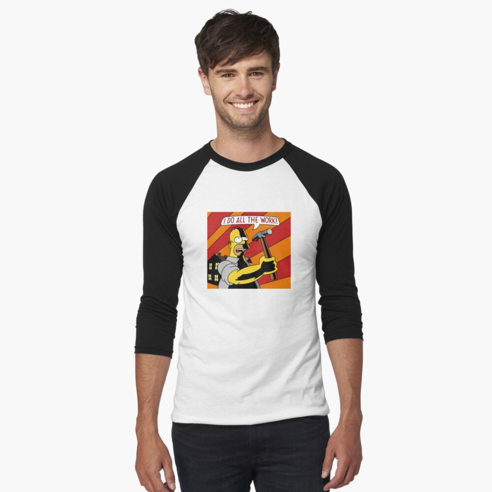 Item preview, Baseball ¾ Sleeve T-Shirt designed and sold by Dinneendraws.