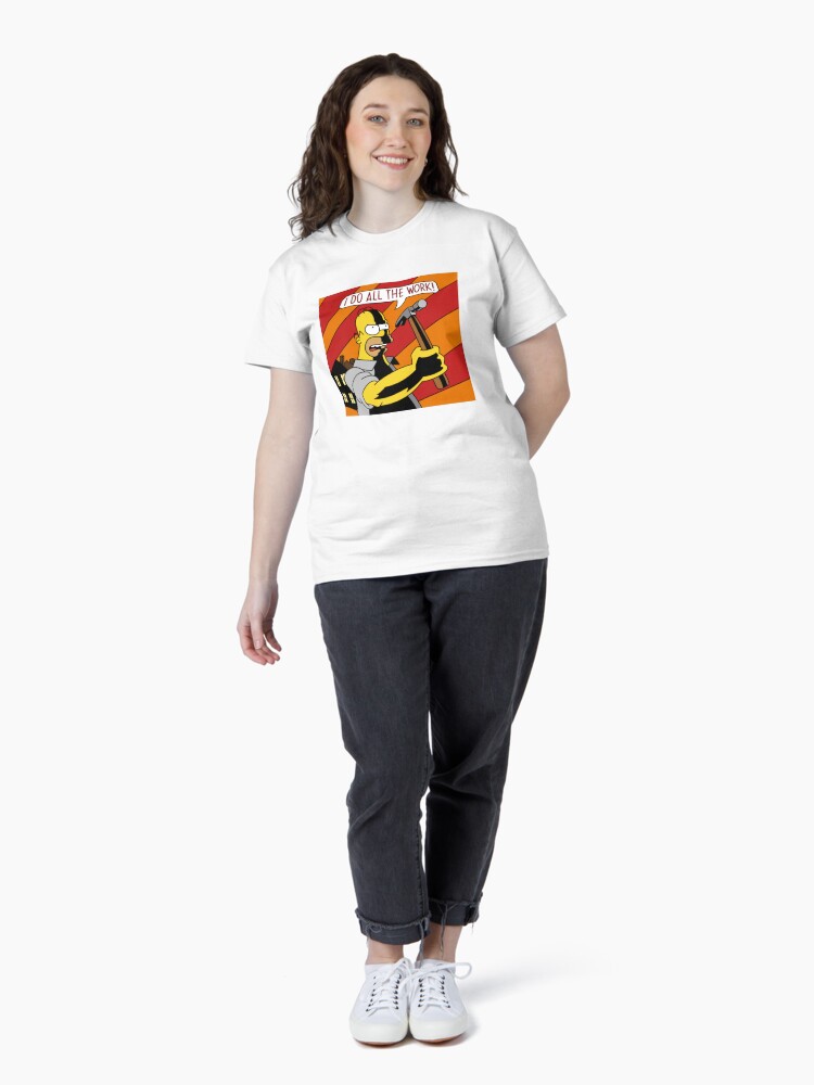 Thumbnail 4 of 7, Classic T-Shirt, I do all the work designed and sold by Dinneendraws.