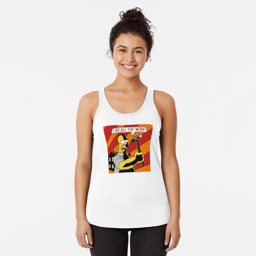 Item preview, Racerback Tank Top designed and sold by Dinneendraws.
