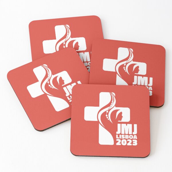 Item preview, JWJ Jornada Mundial de la Juventude Lisboa 2023 official logo red designed and sold by superpixus.