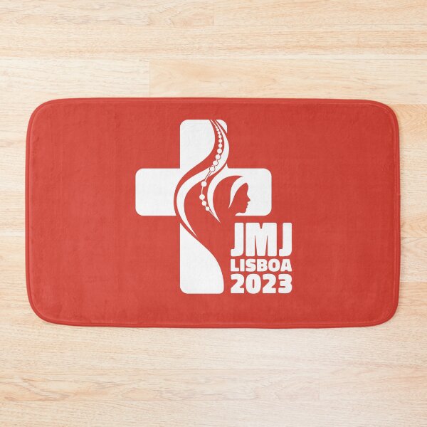 Item preview, JWJ Jornada Mundial de la Juventude Lisboa 2023 official logo red designed and sold by superpixus.