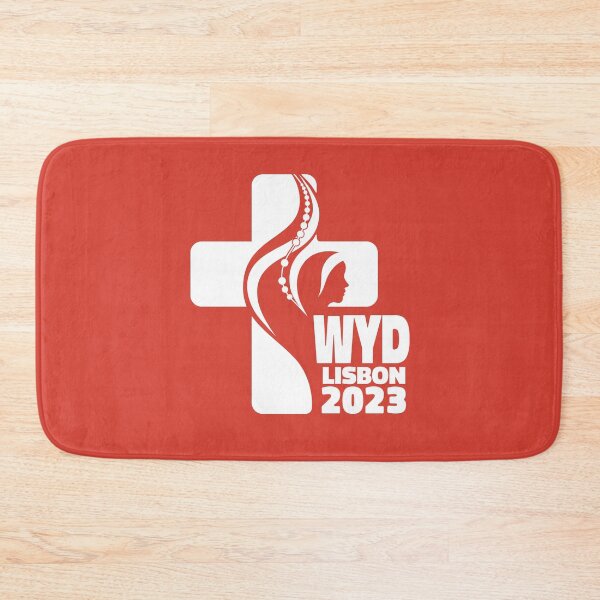 Item preview, WYD World Youth Day Lisbon 2023 official logo red designed and sold by superpixus.