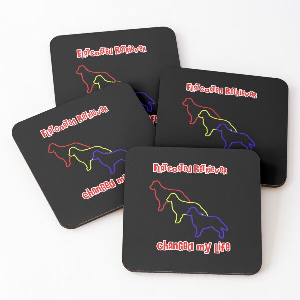 Item preview, Flat-coated Retriever Changed my Life - Dog Art dogs Silhouette - pet designed and sold by Coolstuff4you71.