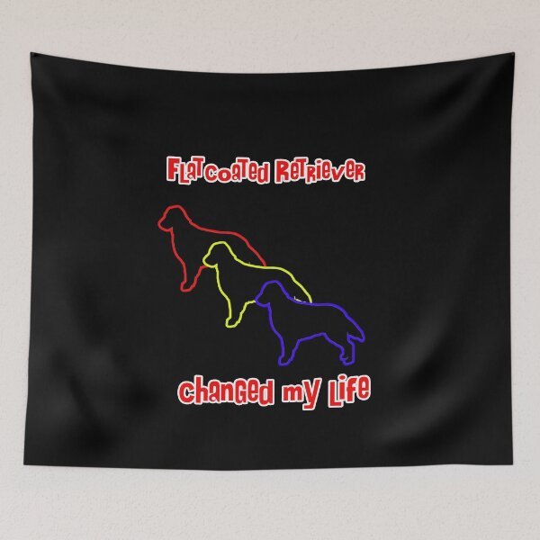 Item preview, Flat-coated Retriever Changed my Life - Dog Art dogs Silhouette - pet designed and sold by Coolstuff4you71.