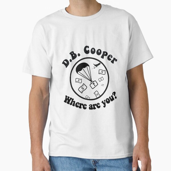 Item preview, D.B. Cooper, where are you? designed and sold by spyderfyngers.