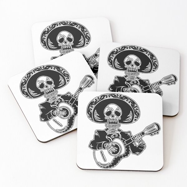 Item preview, Scary and Beautiful Skull with a Guitar designed and sold by Shekevara.
