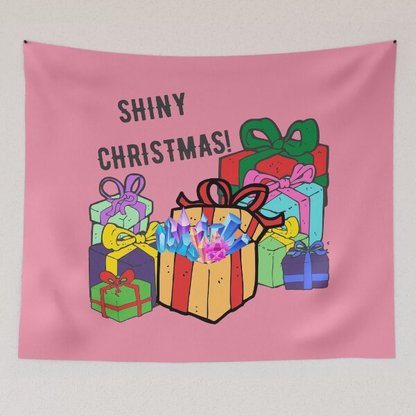 Item preview, Shiny Christmas Crystal Presents (black) / pastel pink designed and sold by awesomecrystals.