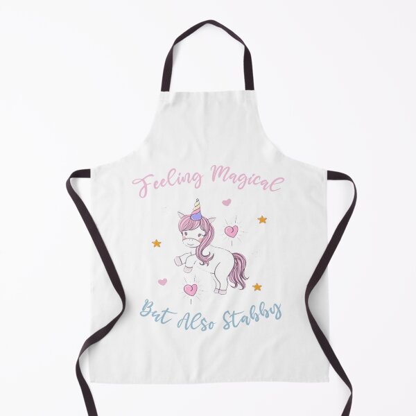 Item preview, Feeling Magical but Also Stabby Cute Unicorn designed and sold by Avgeek21.