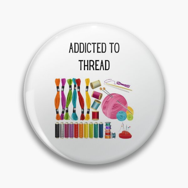 Item preview, Funny Sewing Gifts - Addicted To Thread designed and sold by WUOdesigns.