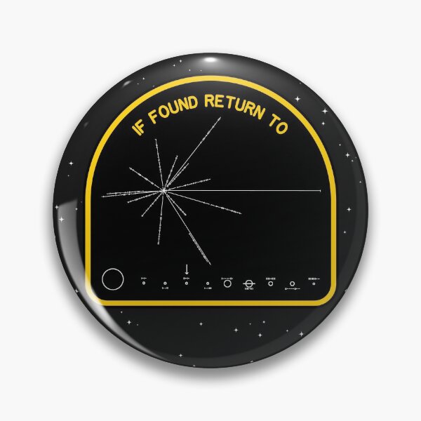 Item preview, If Found Return To Earth. Voyager, Pioneer Plaque designed and sold by brainthought.