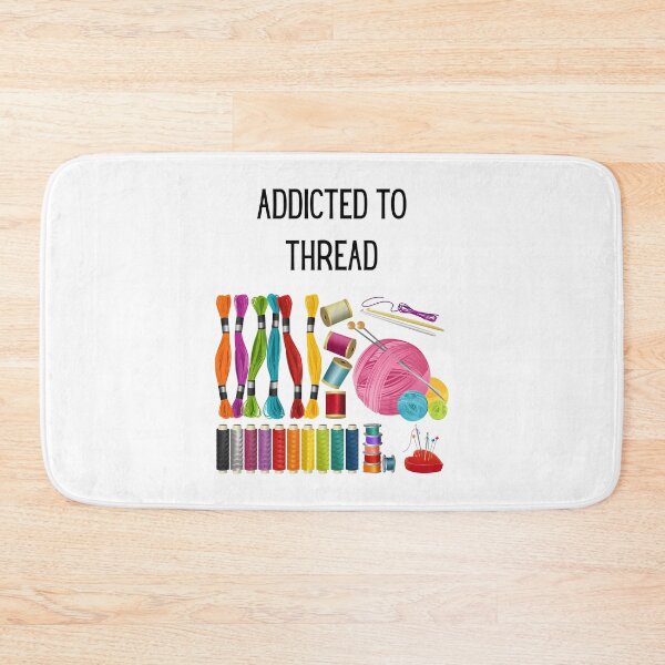 Item preview, Funny Sewing Gifts - Addicted To Thread designed and sold by WUOdesigns.