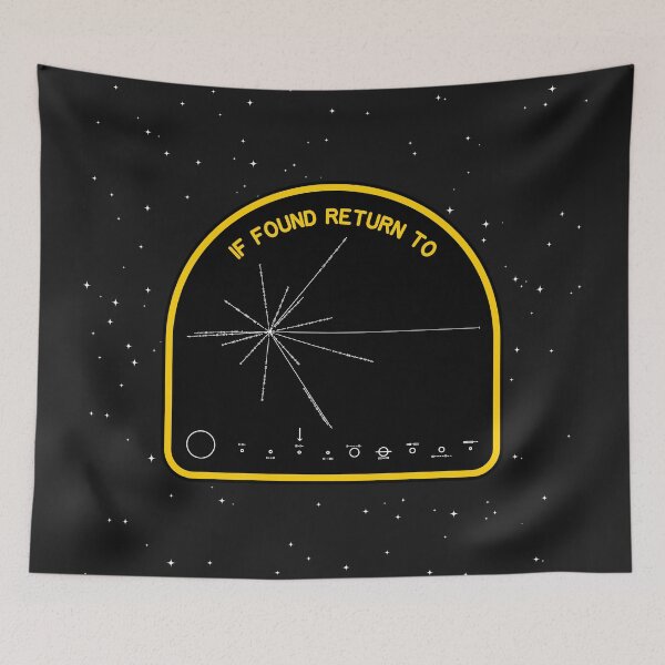 Item preview, If Found Return To Earth. Voyager, Pioneer Plaque designed and sold by brainthought.