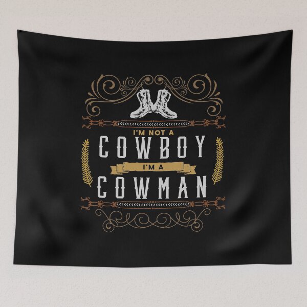 Item preview, Cowman Not a Cowboy - Funny Rancher designed and sold by sableandshadow.
