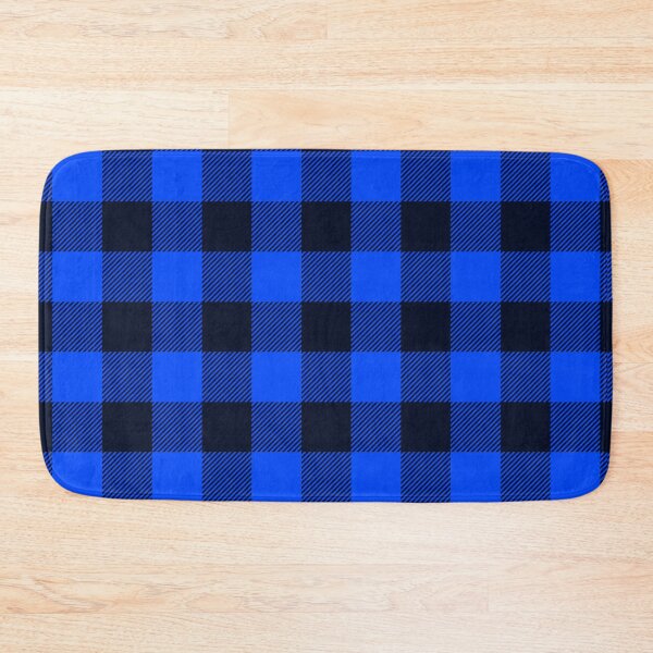Item preview, Blue Buffalo Plaid Country Style Face Protection  designed and sold by Teetans.