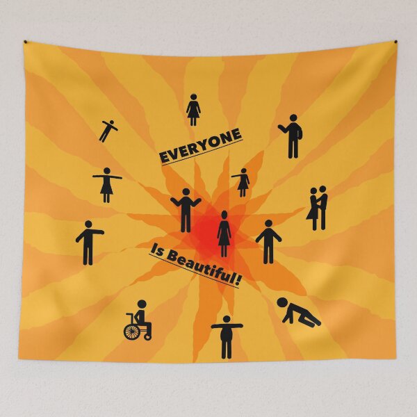 Item preview, Everyone is beautiful under the sun designed and sold by janraydesigns.