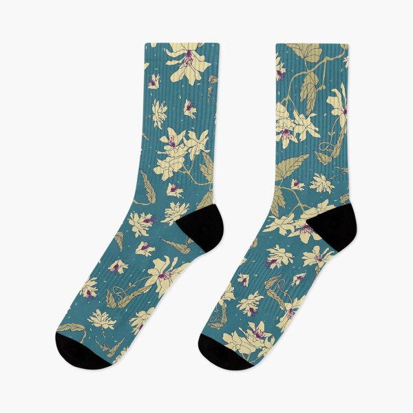 Item preview, Yellow Begonias on Teal  designed and sold by Mary McMurrer.