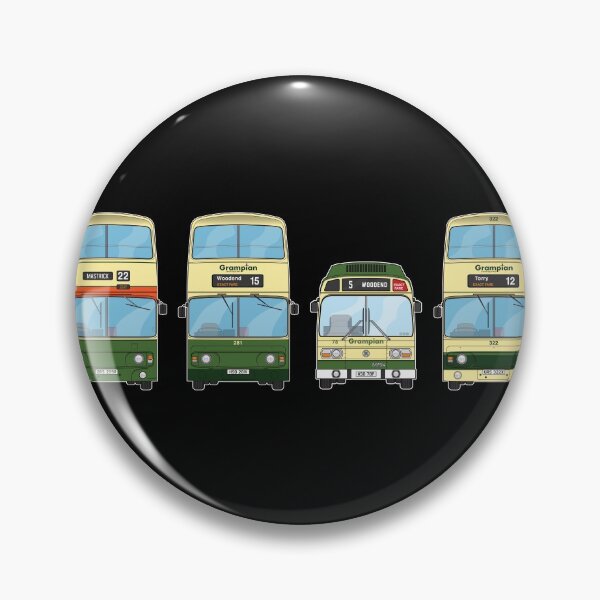 Item preview, Grampian Regional Transport (GRT) Bus Collection Aberdeen Illustration designed and sold by BFXIII.