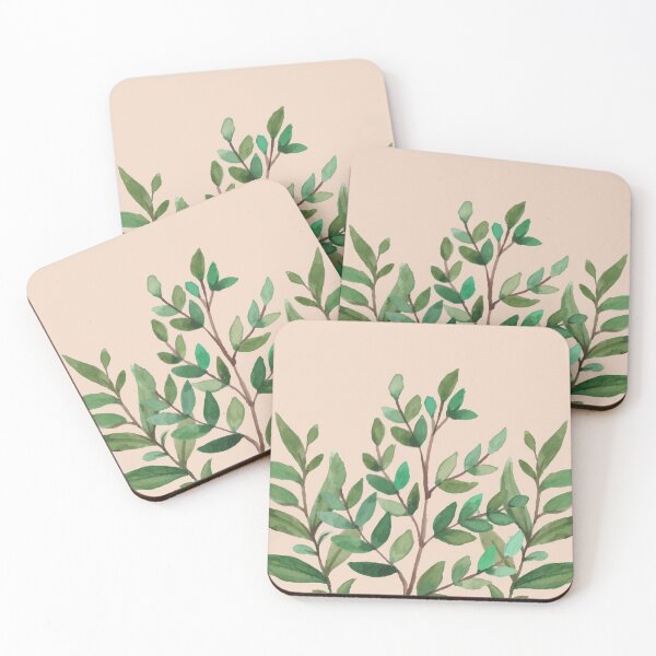 Item preview, Green Watercolor Plants designed and sold by thelustrous.