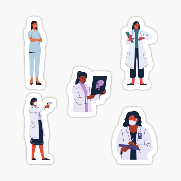 nurse-sticker-pack-srna-sticker-for-sale-by-jaguasi-redbubble
