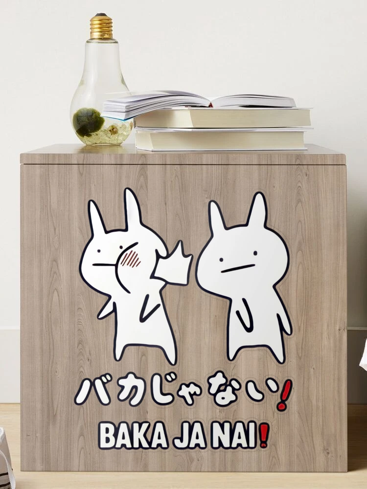 Funny Anime Baka Rabbit Slap Baka Japanese Yoga Mat by Noirty