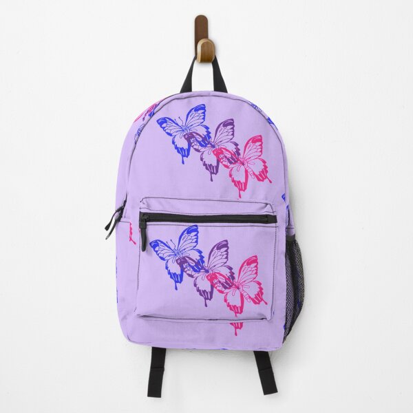 Item preview, Bisexual Flag Butterflies on Lilac designed and sold by Infuriating.