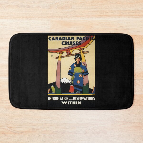 Item preview, retro classic Canadian Pacific Cruises poster designed and sold by CorasPosters.