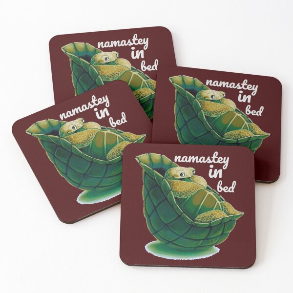Item preview, Namastey in bed, cute turtle designed and sold by Toothless-3377.