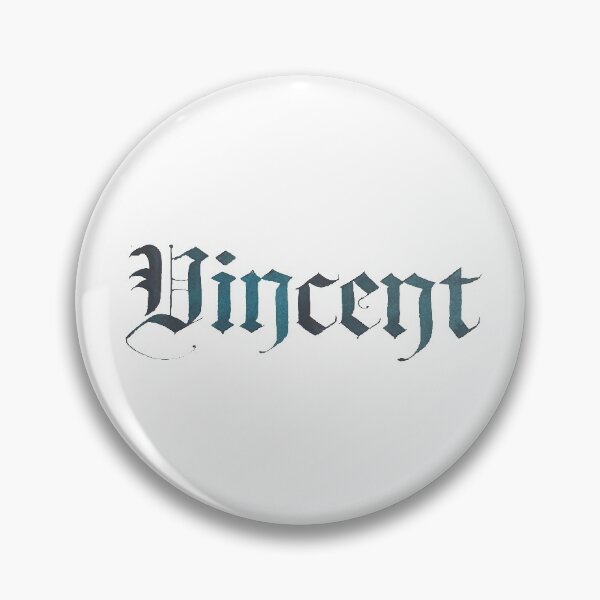 Item preview, Vincent - Personalized name in old English calligraphy  designed and sold by calligraphyjay.