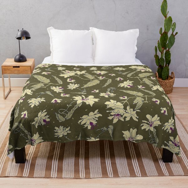 Item preview, Copy of Yellow Begonias on Olive designed and sold by Mary McMurrer.