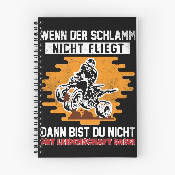 Item preview, Quad offroad saying when mud flies - biker quad rider designed and sold by Lenny Stahl.
