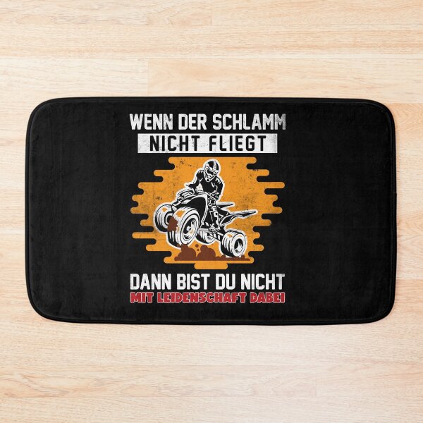 Item preview, Quad offroad saying when mud flies - biker quad rider designed and sold by Lenny Stahl.
