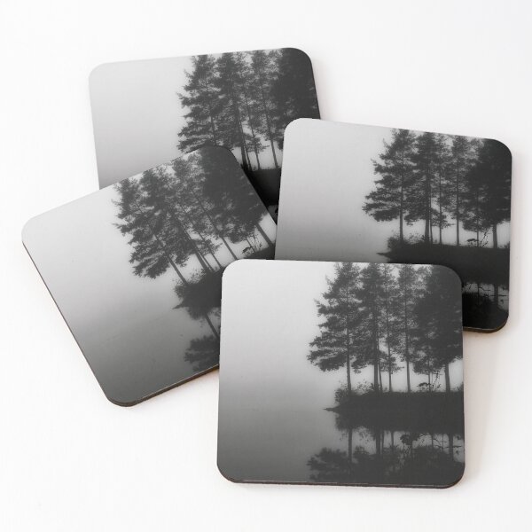 Item preview, Mystical Black and white landscape designed and sold by Digibee.