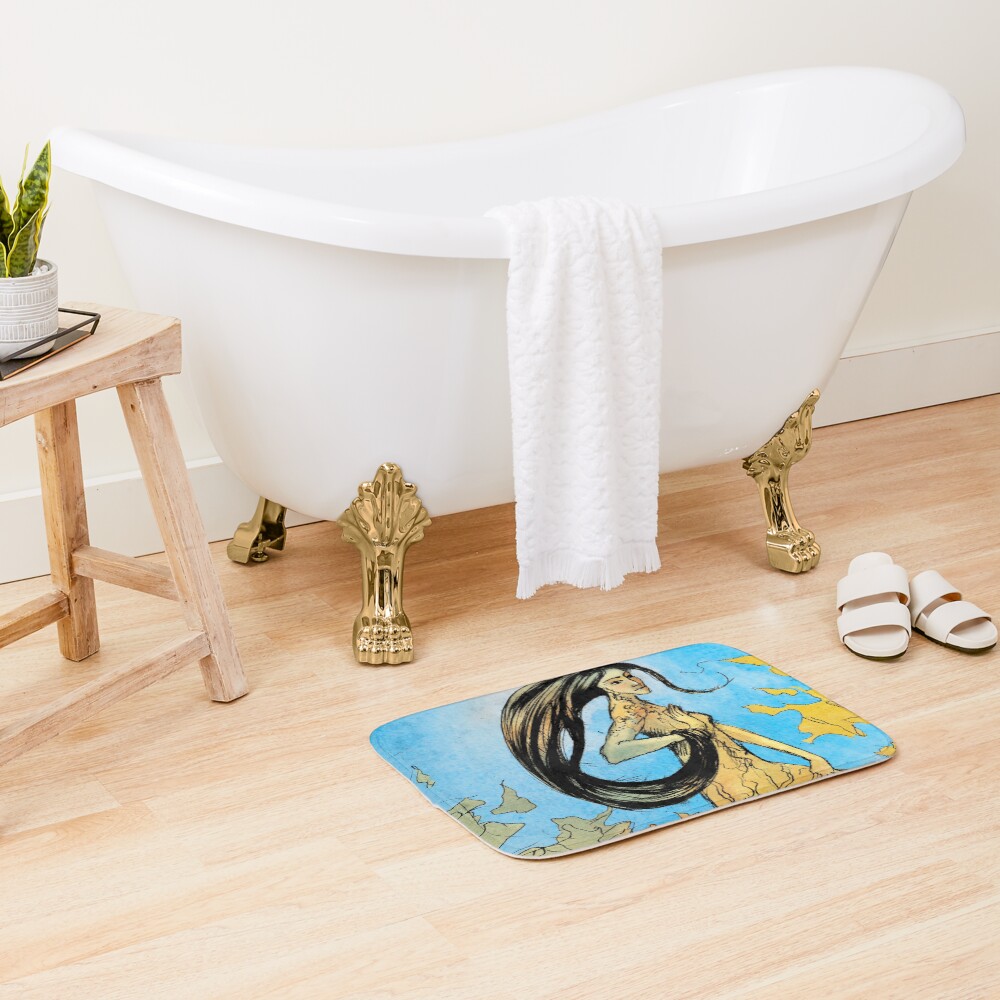 Item preview, Bath Mat designed and sold by BookofWrath.