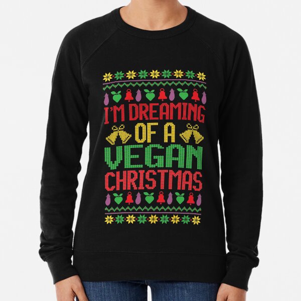 funny vegan christmas jumper