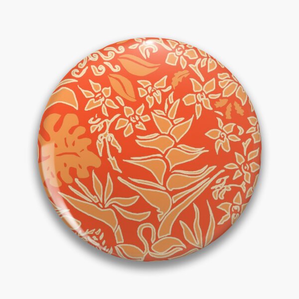Item preview, Kauai Morning Hawaiian Protea Floral - Papaya designed and sold by DriveIndustries.