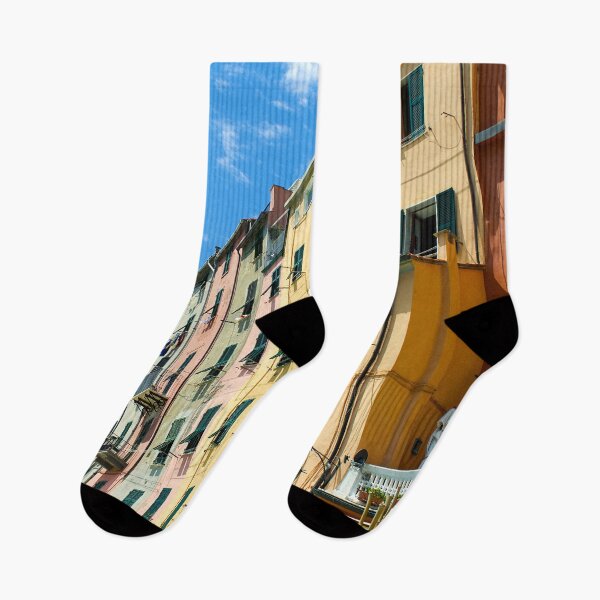 Item preview,  The colored houses in Italy designed and sold by Between Clouds.