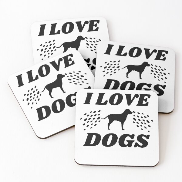 Item preview, I Love Dogs - Slightly Wrong designed and sold by Trendy Design.