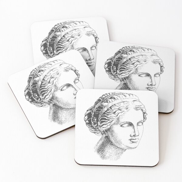 Item preview, Aphrodite head greek sculpture designed and sold by CatMadePattern.