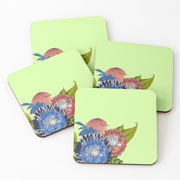 Item preview, Sad bird in a floral world designed and sold by All That Jazz Store.