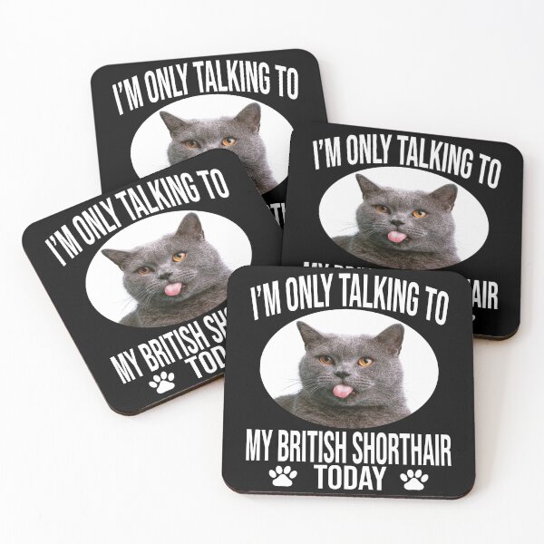 Item preview, funny british shorthair cat gift i m only talking to my british shorthair today designed and sold by alaechamlal.