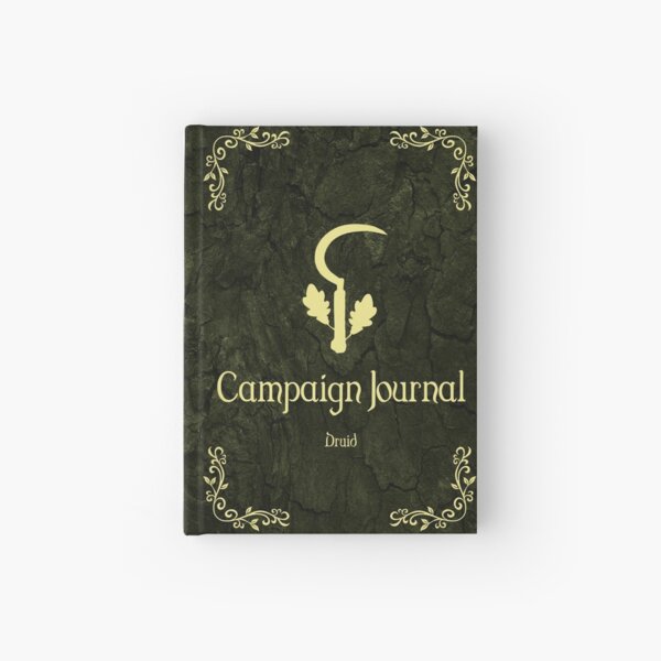 Item preview, DnD Campaign Journal - Druid designed and sold by PatternTree.