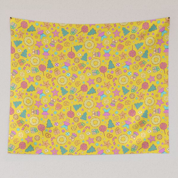Item preview, Cute Colorful Christmas Pattern designed and sold by arrowroses.
