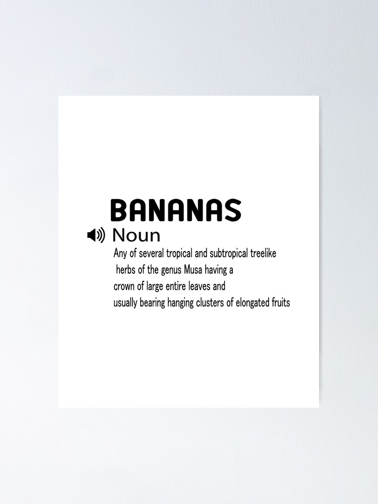 "funny Definitions Fruit Bananas definition/ for students/ teacher