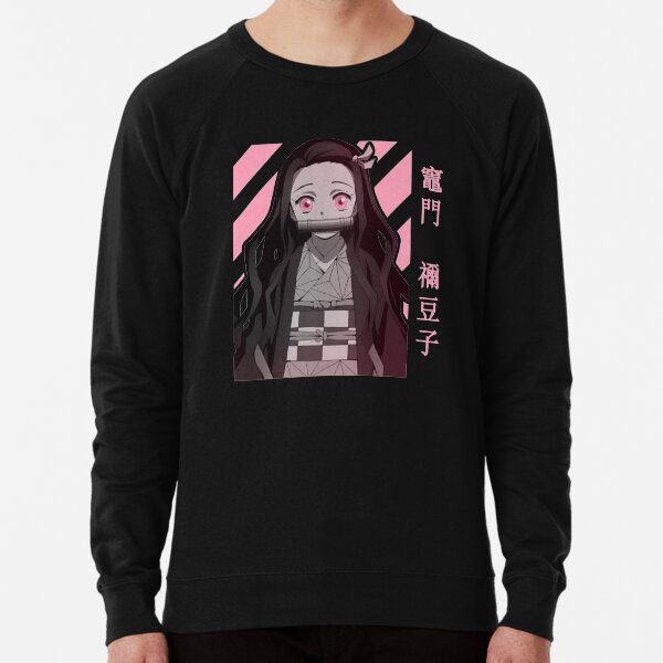 Demon Slayer Kimetsu No Yaiba Nezuko Kamado Design Lightweight Sweatshirt