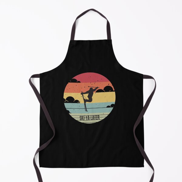 Item preview, Ski ya later See you later Skiing Retro Vintage designed and sold by maddinstgt.