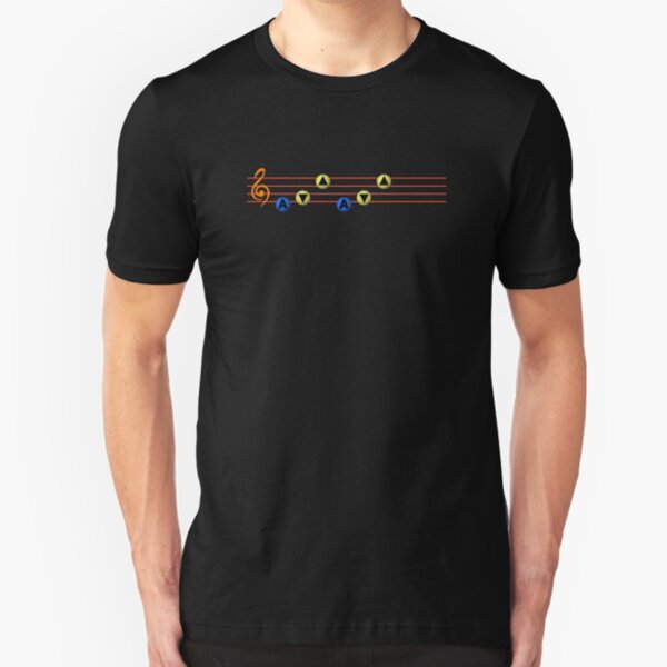 Zelda Music T Shirts Redbubble - song of healing zelda roblox royal high